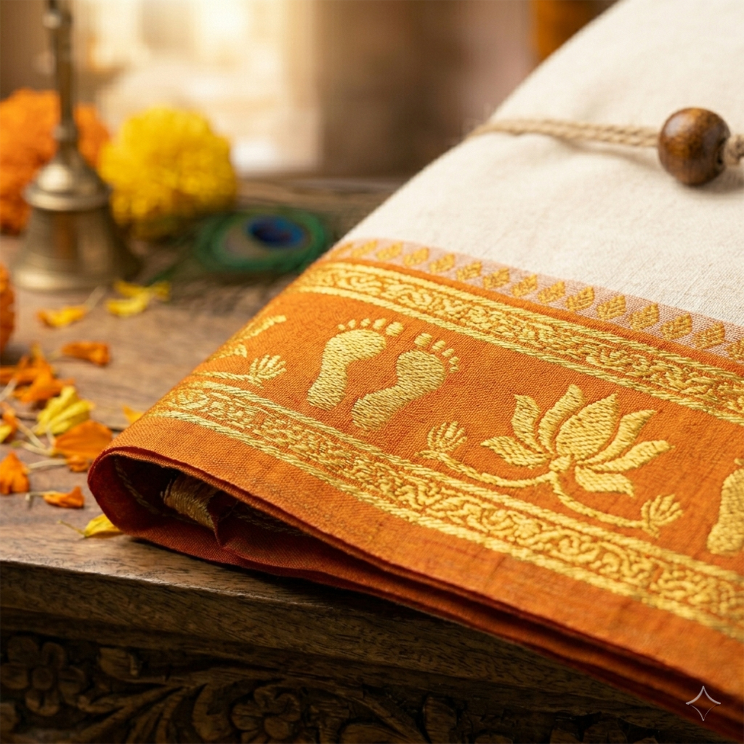 Blessed Shri Krishna Balram Dhoti Vastra - Image 3