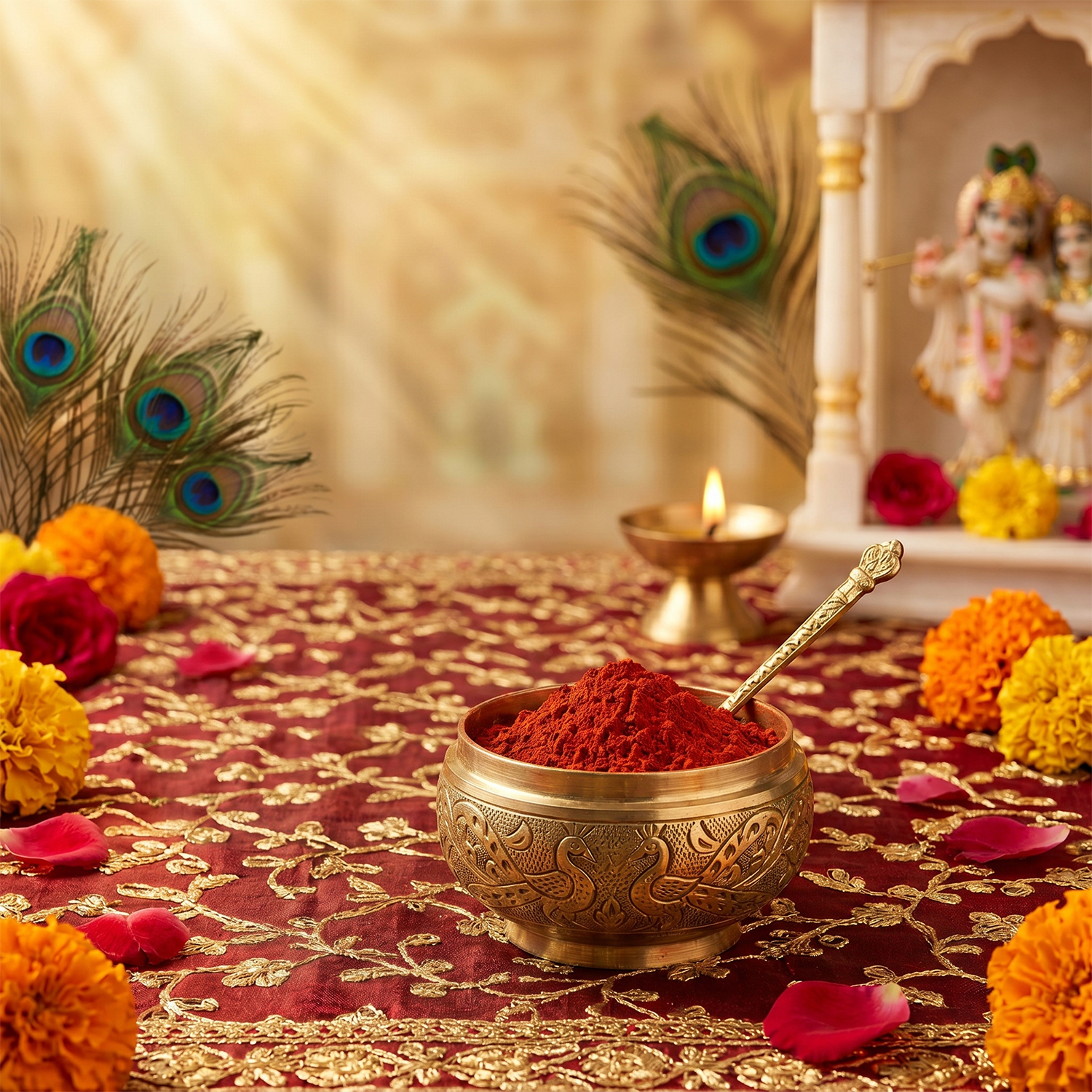 Shri Radha Rani Prashadi Sindoor - Image 2