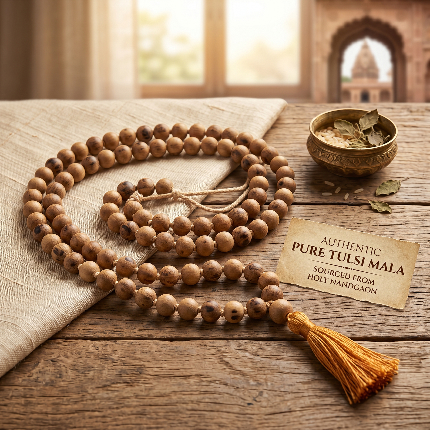 Nandgaon Pure Tulsi Japa Mala