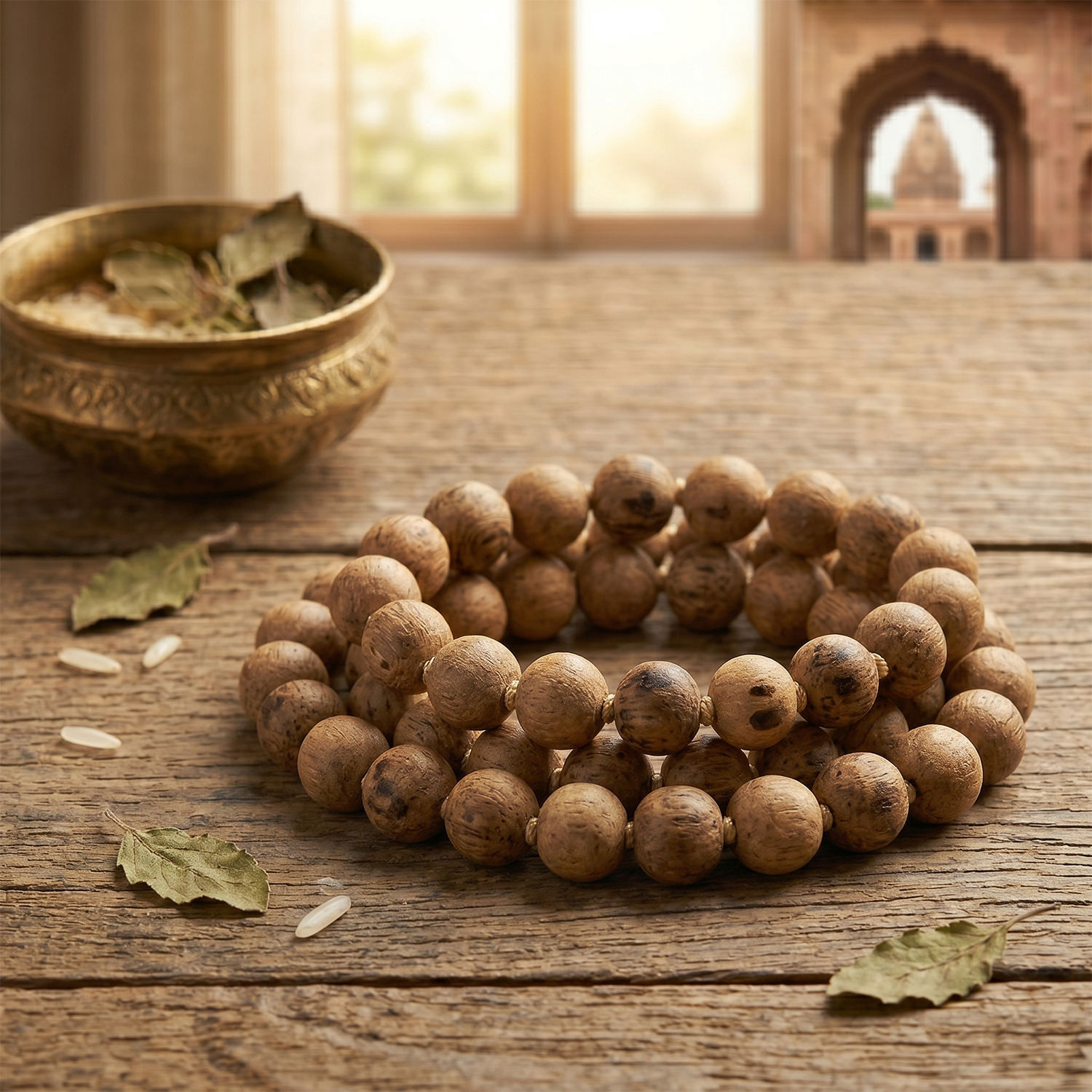 Nandgaon Pure Tulsi Japa Mala - Image 3