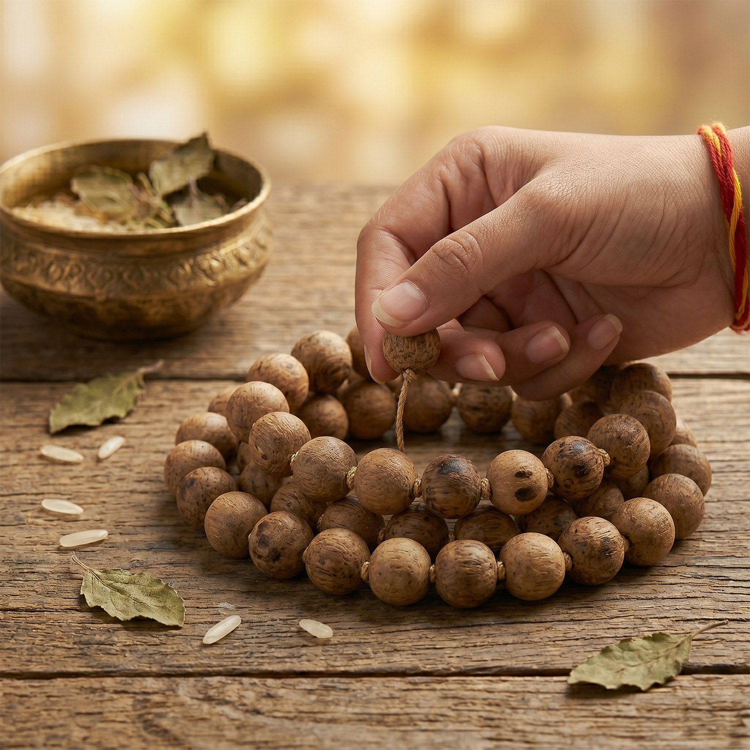Nandgaon Pure Tulsi Japa Mala - Image 4